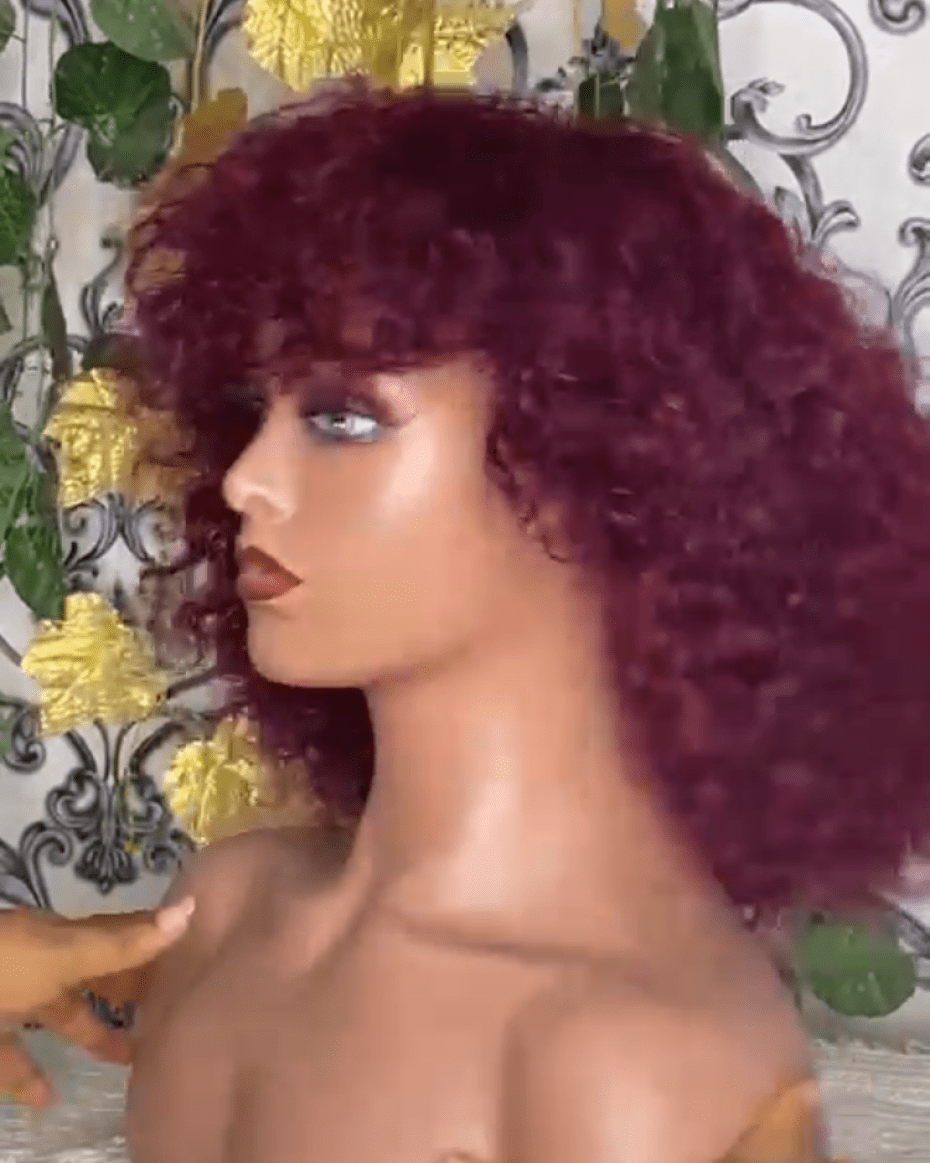 Single drawn celebrity fringe - OneUp Hair