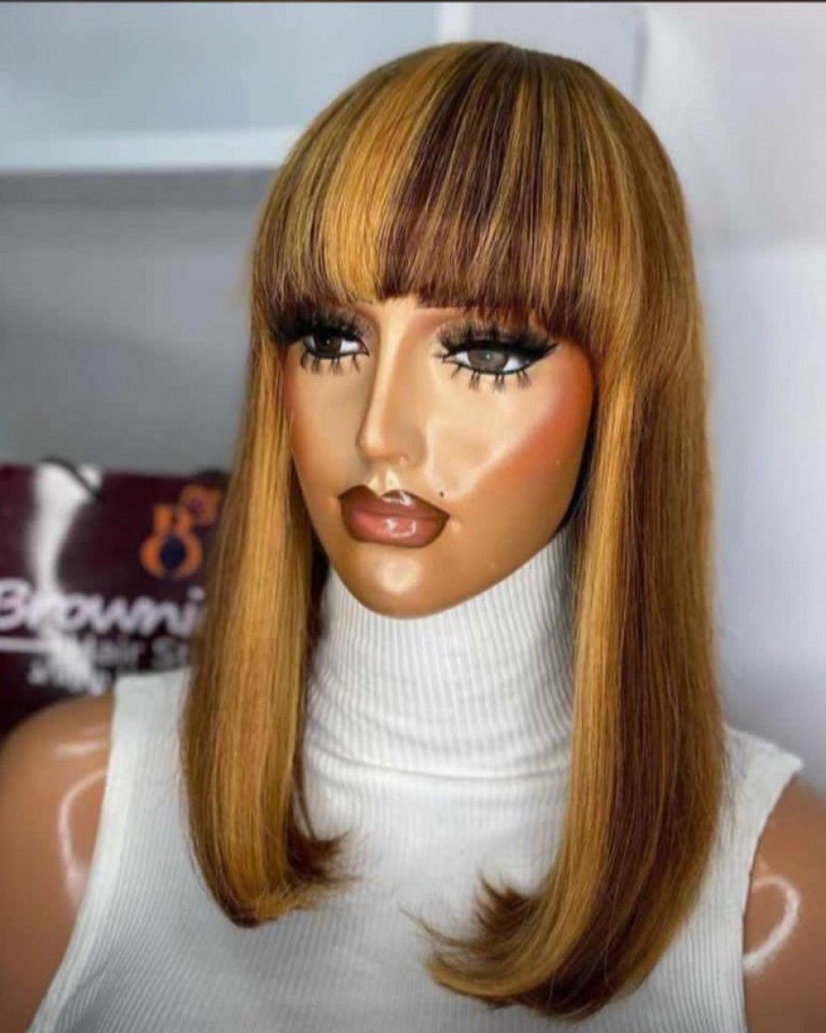 Piano bob fringe - OneUp Hair